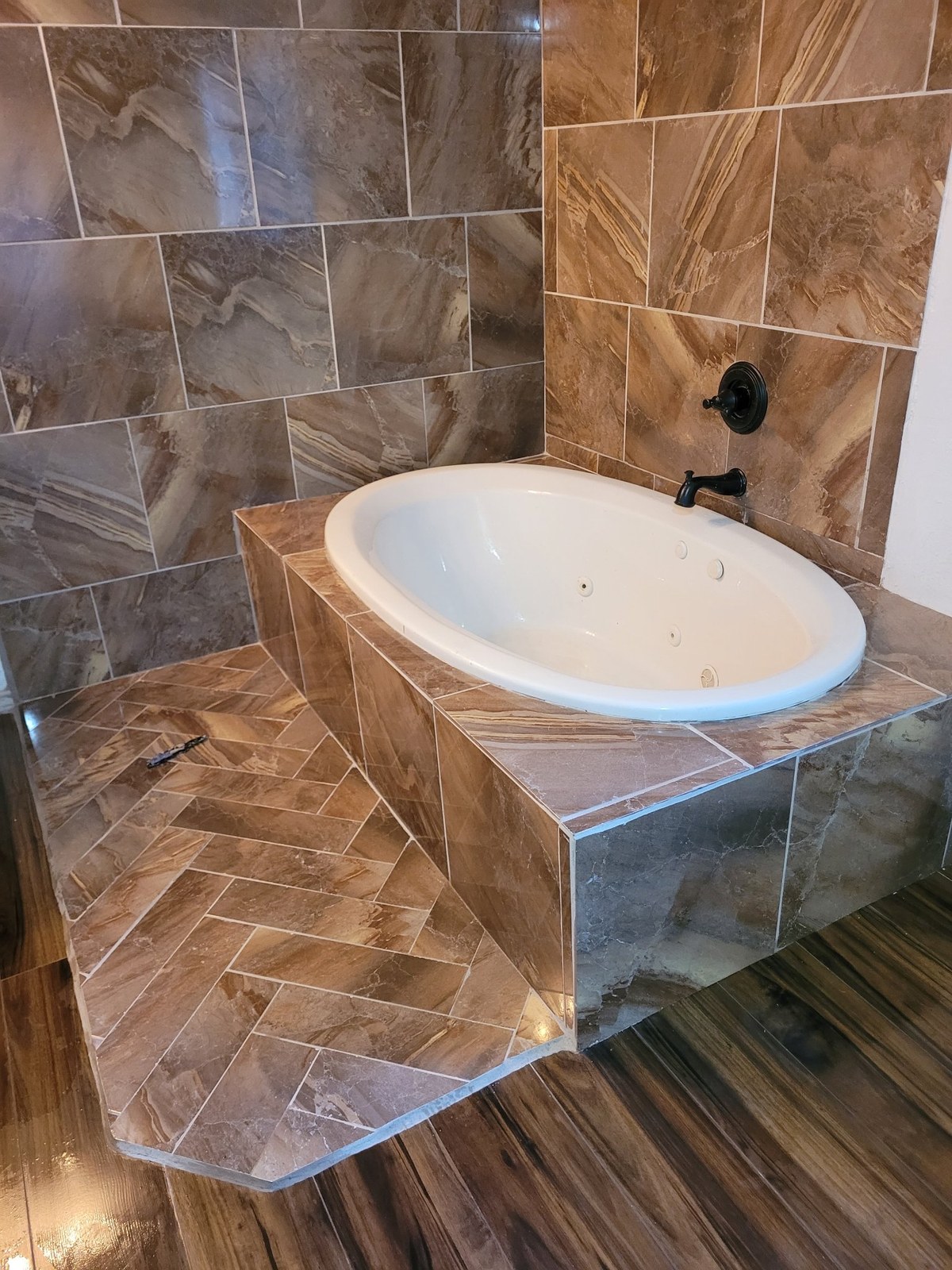 Complete bathroom renovation project photo 3