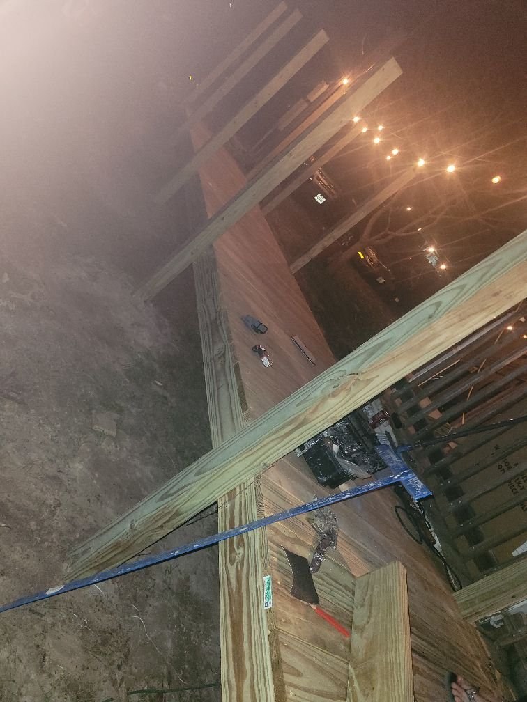 Ramp under construction