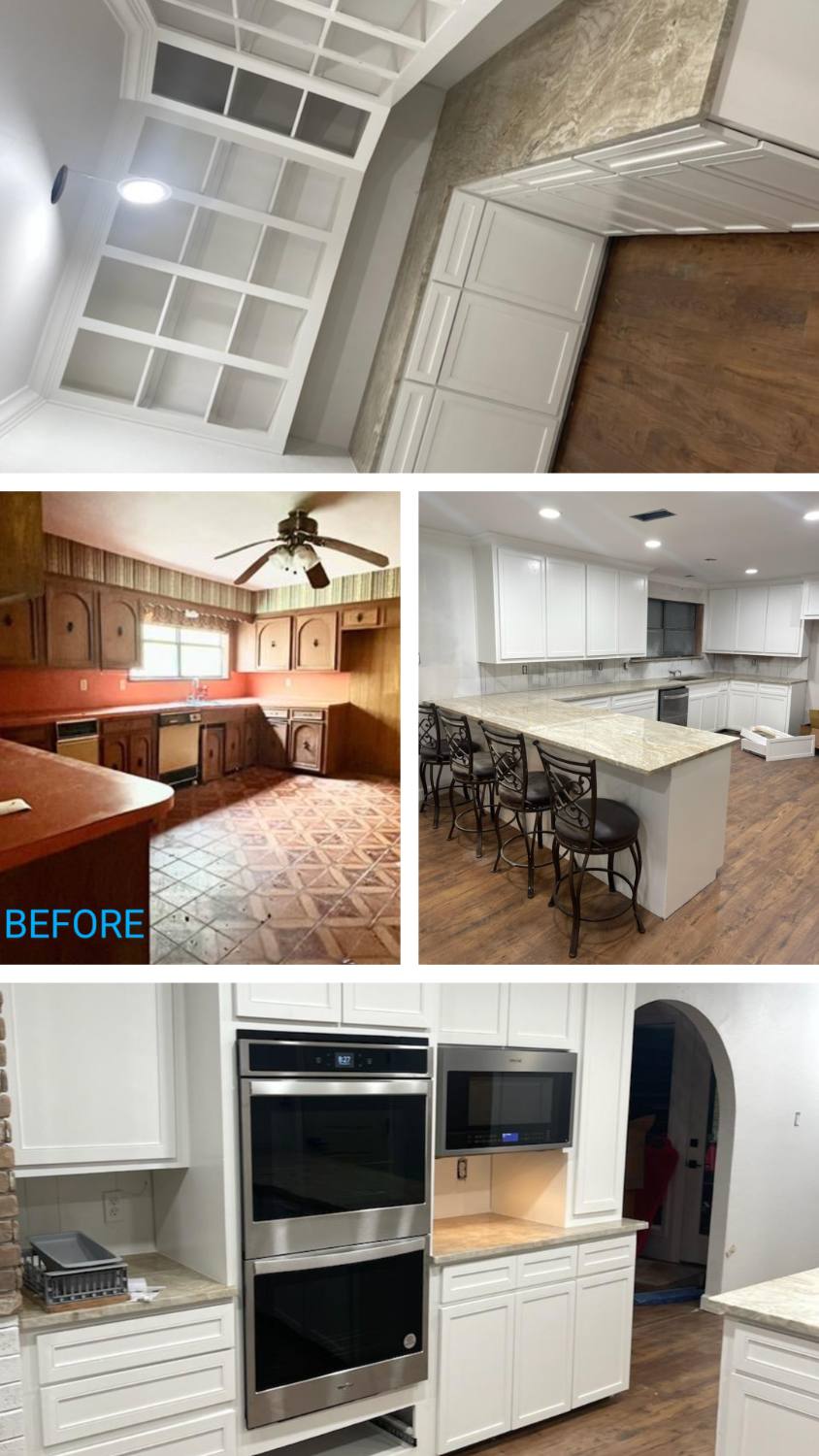 Kitchen remodeling work by East Texas Home Pros