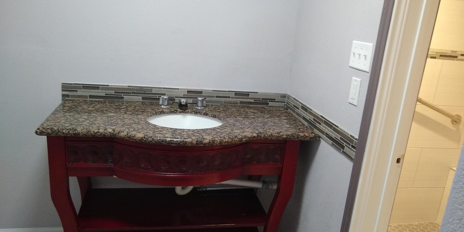Motel room renovation project photo 2
