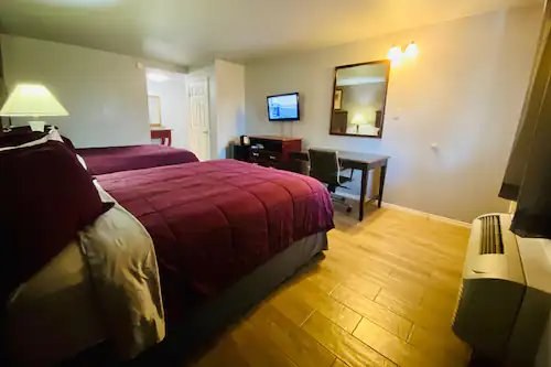Motel room renovation project photo 29