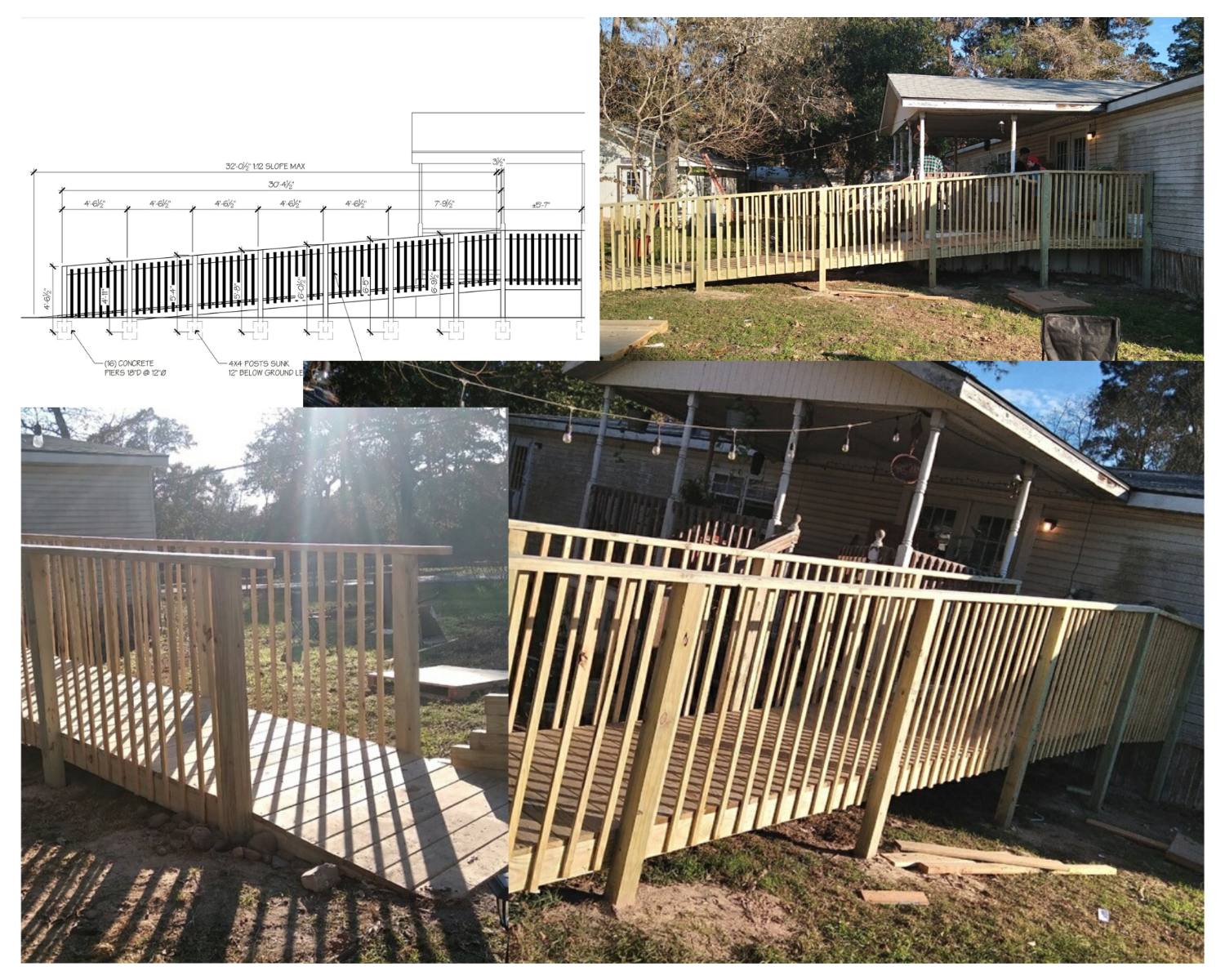 Handicap access ramp