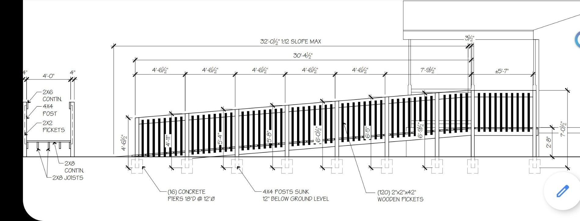 Decks, patios and ramps